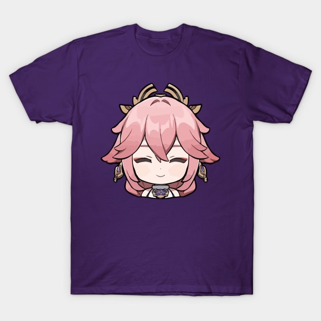 Yae Smile [Genshin Impact] T-Shirt by Tad